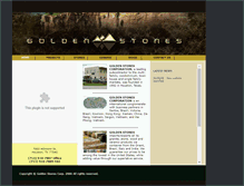 Tablet Screenshot of goldenstones.com